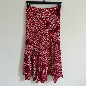 Fat Face midi floral skirt